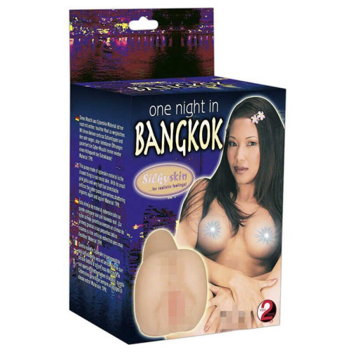 You2Toys One Night in Bangkok - мастурбатор вагіна та анус, 18х3 см (тілесний)