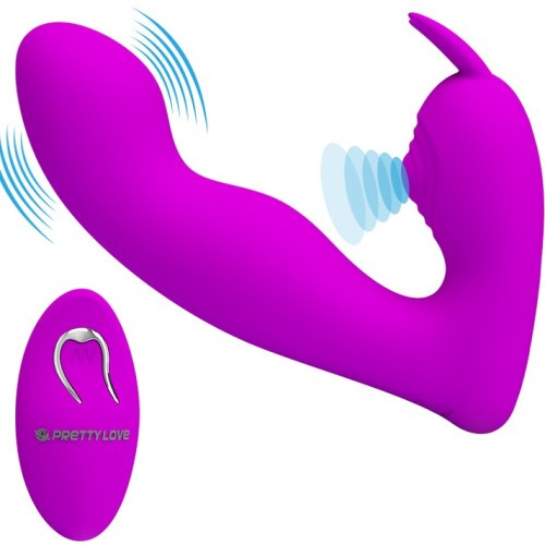 Pretty Love Josephine G-spot Massager Purple - Вибратор с пультом дистанционного управления, 10.9х2.7 см (фиолетовый)