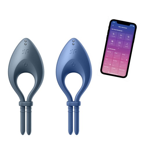 Satisfyer Bullseye - лассо с вибрацией, 4.9х2.5 см (серый)