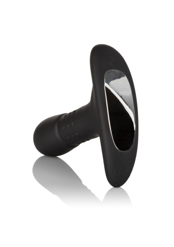 CalExotics Eclipse Beaded Probe - анальная пробка с эффектом римминга и вибрацией, 10,3х3,3 см