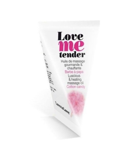 Love To Love Love Me Tender Cotton candy - масажне масло, що розігріває, 10 мл. (Солодка вата) - купити в Україні | Секс шоп SEX-SHOP.ua