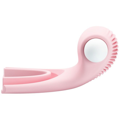 LyBaile Pretty Love Elsa Mouth Stimulator Light Pink - Вибратор для оральных ласк, 7.5х5.3 см (розовый)