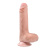 7 "Dual-Layered Silicone Cock Flesh - Фаллоимитатор, 18 см (телесный) - sex-shop.ua