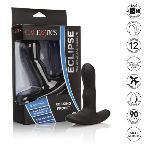 California Exotic Wireless Rocking Probe масажер простати, 9х2, 5 см (чорний) - купити в Україні | Секс шоп SEX-SHOP.ua