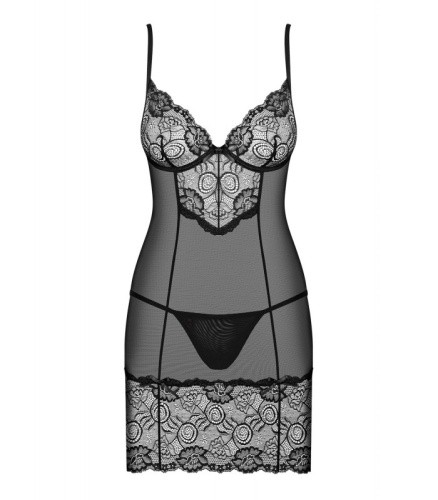 Комплект Obsessive Alluria chemise  (L/XL)
