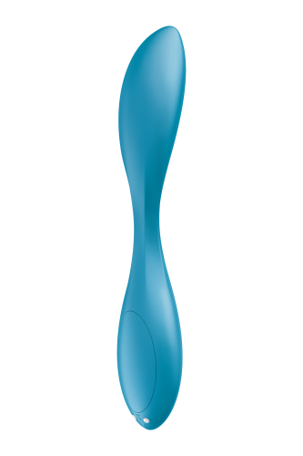 Satisfyer G-Spot Flex 1 - Гнучкий вібратор із фіксацією форми, 19.5х3.2 см (блакитний)