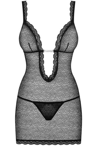 Комплект Obsessive 877-CHE-1 chemise (S/M)