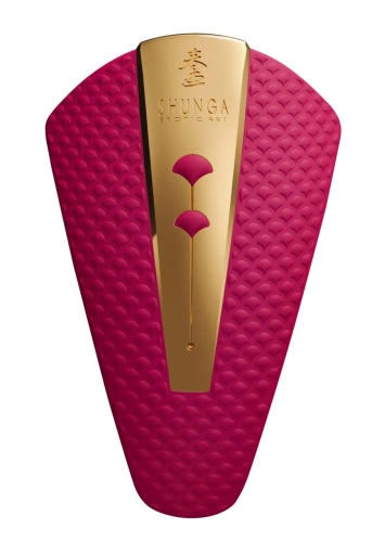 Shunga Obi Intimate Massager - вибратор для клитора, 11.5х7 см (малиновый)