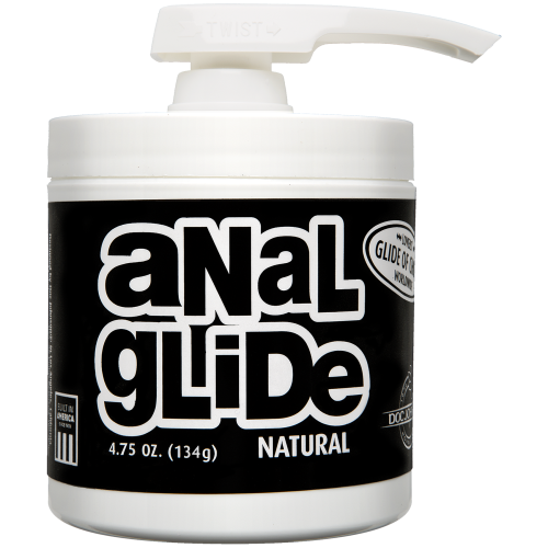 Doc Johnson Anal Glide Natural - анальная смазка на масляной основе, 134 гр - sex-shop.ua