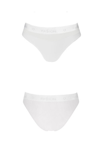 Passion PS006 panties трусики с прозрачной вставкой, XL (белый) - sex-shop.ua
