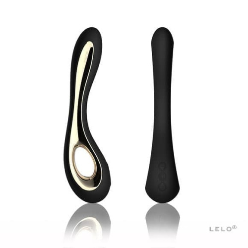 Lelo Isla - вибратор для точки G с удобной ручкой, 22х4,5 см (черный) - sex-shop.ua