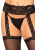 Leg Avenue Sheer Thigh Highs - Чулочки с поясом (черные)