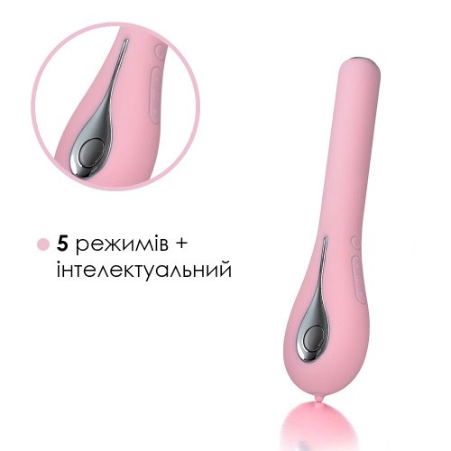 Svakom Siime Eye Camera Vibrator - вибратор с видеокамерой, 16,5х2,5 см (розовый) - sex-shop.ua