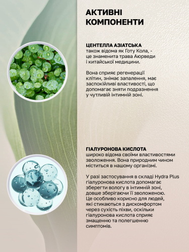 Лубрикант на водной основе Intt Hydra Plus, 100 мл