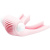 LyBaile Pretty Love Elsa Mouth Stimulator Light Pink - Вибратор для оральных ласк, 7.5х5.3 см (розовый)