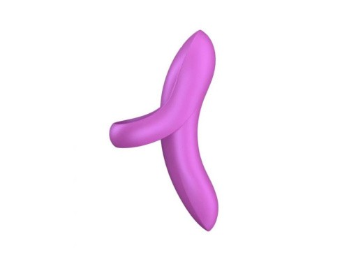 Satisfyer Bold Lover - Вібратор на палець, 9.3х4.5 см (рожевий)