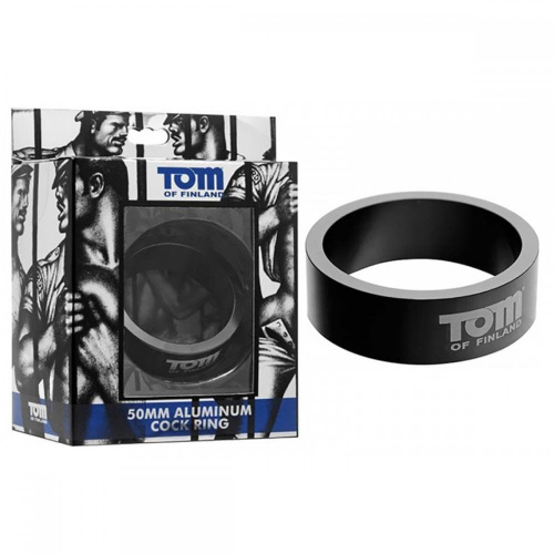 Tom of Finland 50mm Aluminum Cock Ring - эрекционное кольцо