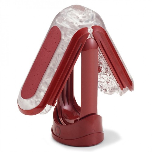 Tenga Flip Zero Red + Flip Warming Set мастурбатор с подогревом, 18х7 см  (красный)