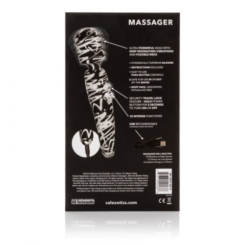CalExotics Hype Massager универсальный вибромассажер, 21х3,75 см - sex-shop.ua