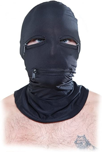 Pipedream Zipper Face Hood - Маска на голову - sex-shop.ua