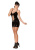Avanza - Черное лакированное платье со шнуровкой, L - sex-shop.ua