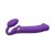 Strap-On-Me Vibrating Violet XL - безремневой страпон с вибрацией, 20х4.5 см - sex-shop.ua