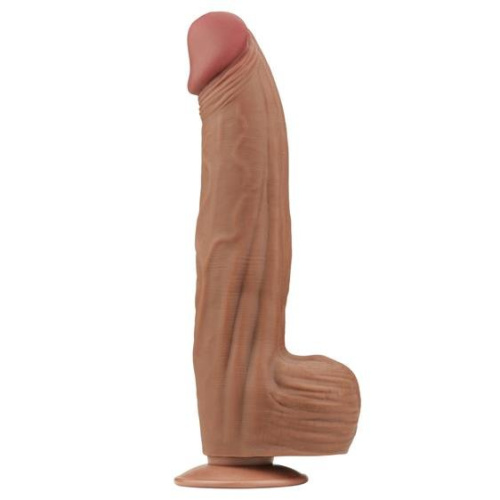 Реалистичный фаллоимитатор Sliding-Skin Dual Layer Dong 12", 31 см
