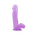 Hi-Rubber 7" Dildo Purple - Фаллоимитатор на присоске, 13.5х3.9 см (фиолетовый) - sex-shop.ua