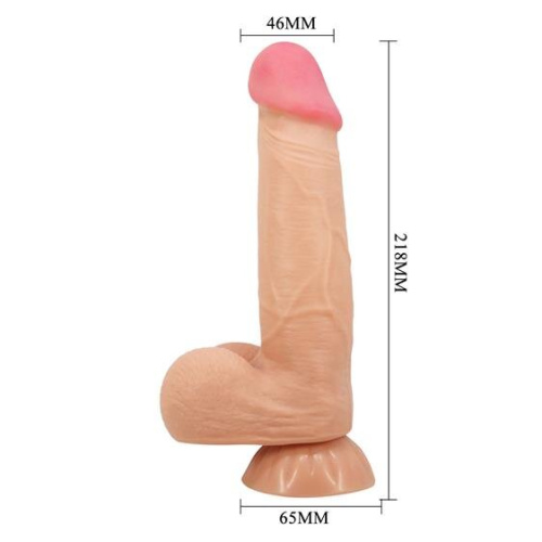 Реалистичный фаллоимитатор Pretty Love Sliding Skin 8.5"