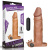 LoveToy - Pleasure X Tender Vibrating Penis Sleeve Brown Add 2 - Насадка на член, 19 см - купити в Україні | Секс шоп SEX-SHOP.ua