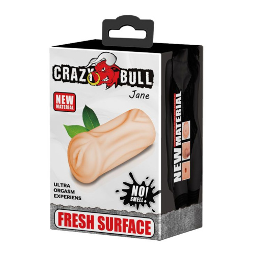 LyBaile Crazy Bull Jane Masturbator - Мастурбатор, 13,5 см (тілесний) - купити в Україні | Секс шоп SEX-SHOP.ua