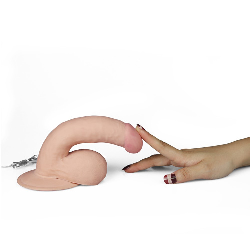 Вибратор LoveToy The Ultra Soft Dude Vibrating 7.5 ", 18 см