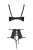 Passion TASMINA SET - Комплект белья с уникальным узором, S/M (черный) - sex-shop.ua