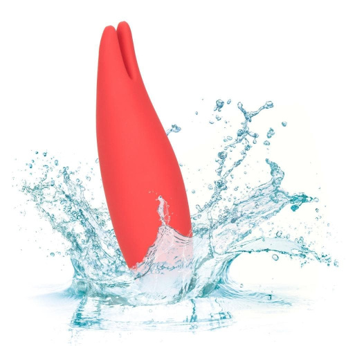 CalExotics Red Hot Flare  - клиторальный вибратор, 11,5х3,25 см