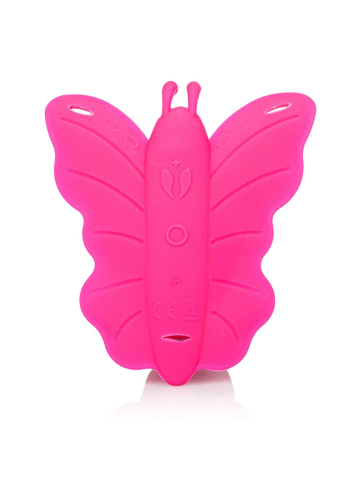 California Exotic Novelties Remote Venus Penis - Яркий вибратор-бабочка с пультом ДУ, 8.3х3.3 см (розовый) - sex-shop.ua
