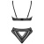 Obsessive Natilya 2-pcs set - Сексуальный комлект белья: бюстгальтер и трусики, XS/S (чёрный)