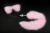Пикантные штучки малая анальная пробка с хвостом и ушками, 7х2.8 см (розовый) - sex-shop.ua