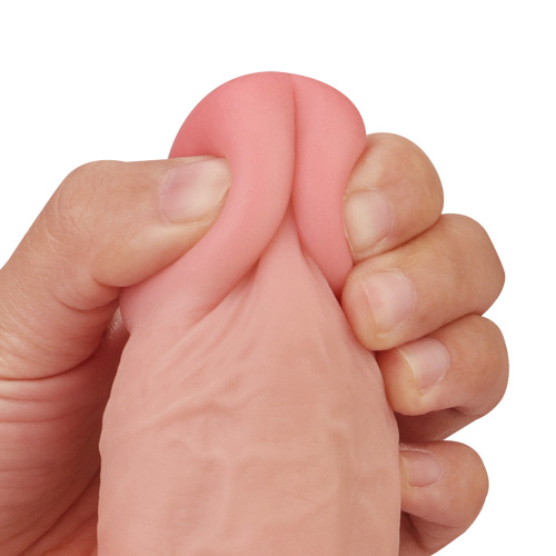 LoveToy - Skinlike Soft Dong 8.5 - Фаллоимитатор с мошонкой, 24.5х4.4 см