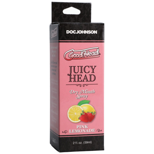 Doc Johnson Goodhead Juicy Head Dry Mouth Spray спрей от сухости во рту для орального секса со вкусом розового лимонада, 59 мл