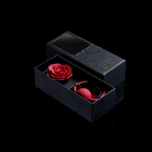 Zalo - Rose Ball Gag - Роскошный кляп в виде розы - sex-shop.ua