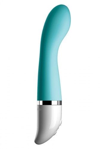 Pipedream Crush Honey Turquoise - вибратор для точки-G, 14х3.8 см