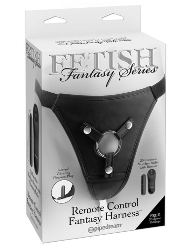 Харнесс з вібропулею на дистанційному управлінні Fetish Fantasy Remote Control Fantasy Harness