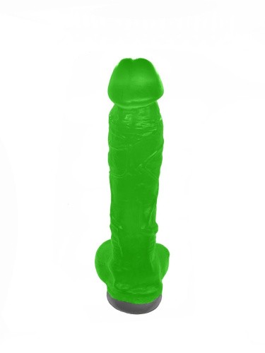 Чистий Кайф Green size XL - Крафтове мило-член із присоскою, 21,5х5,1 см (зелений) - купити в Україні | Секс шоп SEX-SHOP.ua