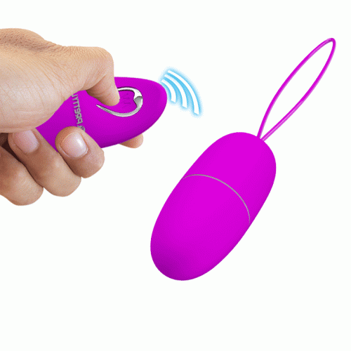 Pretty Love Selkie Wireless Egg Purple - виброяйцо с дистанционным пультом управления, 6,9х3.0 см (фиолетовый) - sex-shop.ua