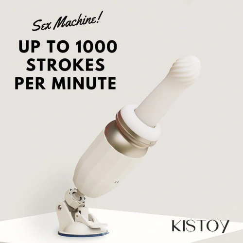 KisToy Tutu - смарт пульсатор с вибрацией, мини секс-машина, 24,4 см (бежевый) - Купити в Україні | Sex-shop.ua ❤️
