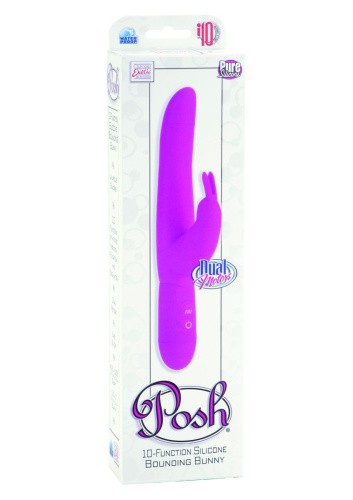 California Exotic Novelties Bounding Bunny - Вибратор, 10.75 см x 3.25 см (розовый) - sex-shop.ua