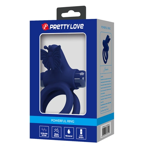 Виброкольцо Pretty Love Powerful Vibro Butterfly Cock Ring
