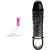LyBaile - Pretty Love Cecelia Vibro Penis Sleeve - Насадка на член, +2.5 см (чёрный)