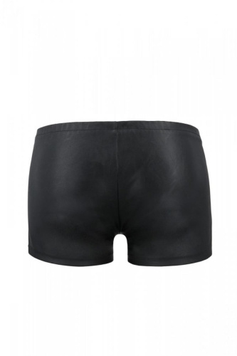 Passion - 049 SHORT MATT black - Сексуальні чоловічі шорти на блискавках, S/M - купити в Україні | Секс шоп SEX-SHOP.ua