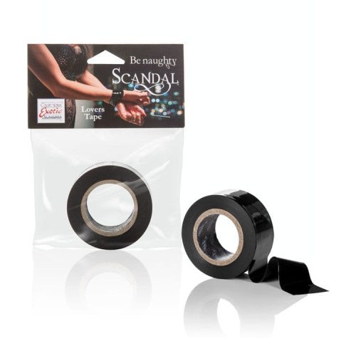 Самоклеющаяся бондажная лента Scandal Lovers Tape, 15 м (черный) - sex-shop.ua